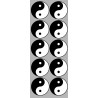 YIN YANG classique - 10 stickers de 5cm - Sticker/autocollant