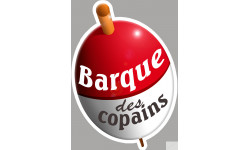 bouchon barque des copains - 15x10.7cm - Sticker/autocollant