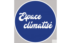 Espace climatisé rond - 5cm - Sticker/autocollant