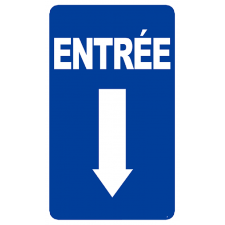 Emplacement parking réservé à la clientèle - 15cm - Sticker/autocollant