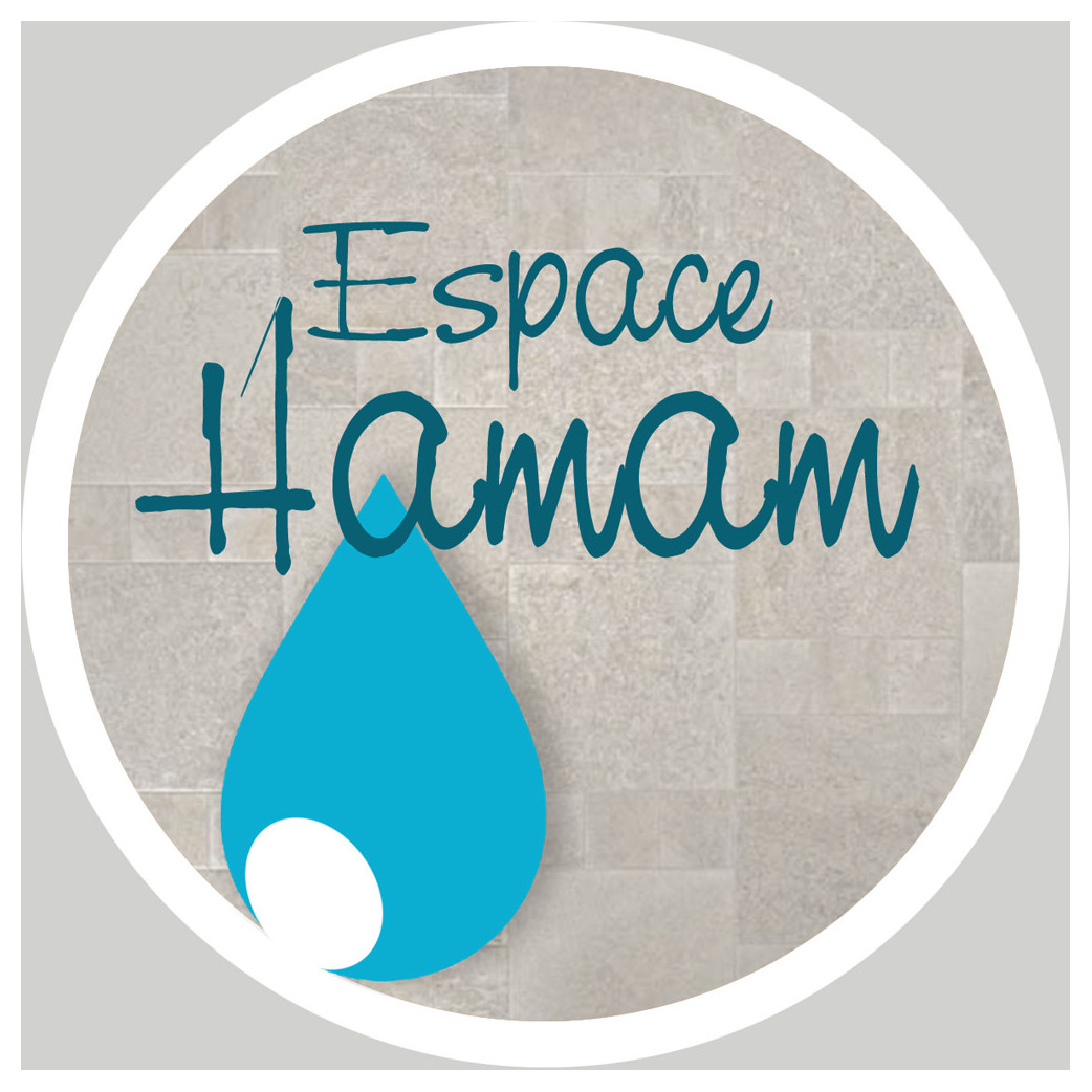 hamam espace - 20cm - Sticker/autocollant
