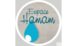 hamam espace - 20cm - Sticker/autocollant