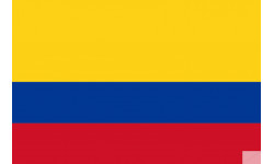 Drapeau Colombie - 19.5 x 13 cm - Sticker/autocollant