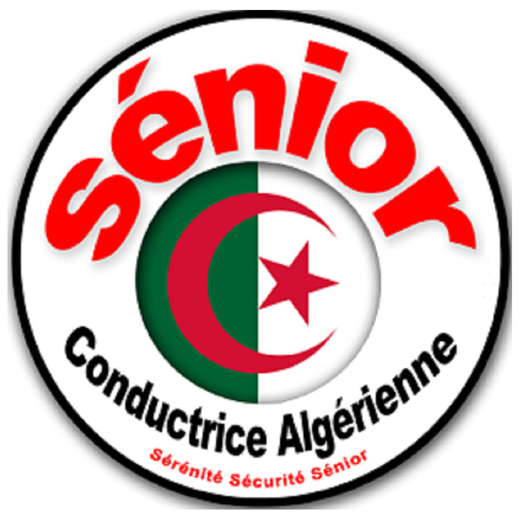 conductrice Sénior Algérienne - 10cm - Sticker/autocollant
