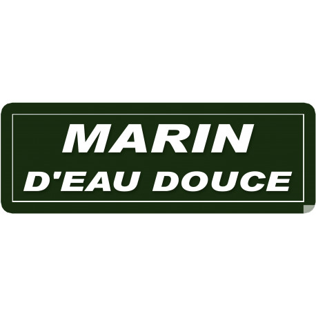 marin d'eau douce - 29,5x10,5cm - Sticker/autocollant