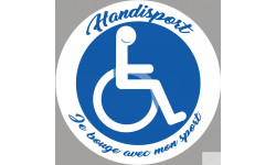 handisport fauteuil - 10cm - Sticker/autocollant