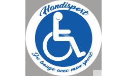 handisport fauteuil roulant - 5cm - Sticker/autocollant