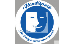 handisport muet - 10cm - Sticker/autocollant