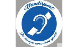 handisport surdité - 10cm - Sticker/autocollant