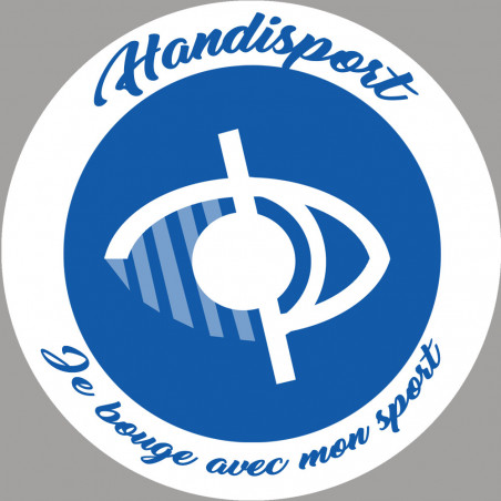 handisport malvoyant - 5cm - Sticker/autocollant