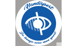 handisport malvoyant - 20cm - Sticker/autocollant