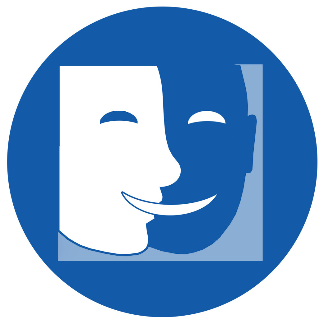 accessibilité handicap muet rond - 5cm - Sticker/autocollant