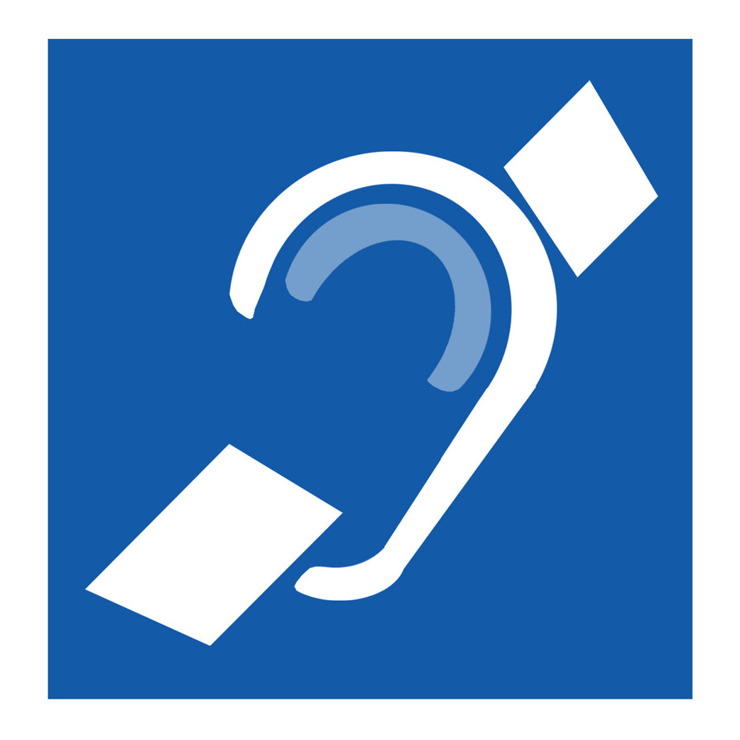 accessibilité handicap mal entendant - 10cm - Sticker/autocollant