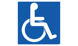 accessibilité handicap moteur - 5cm - Sticker/autocollant