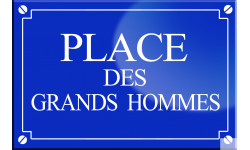 Place des grands hommes - 20x13,2cm - Sticker/autocollant