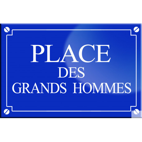 Place des grands hommes - 20x13,2cm - Sticker/autocollant