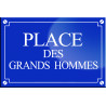 Place des grands hommes - 20x13,2cm - Sticker/autocollant