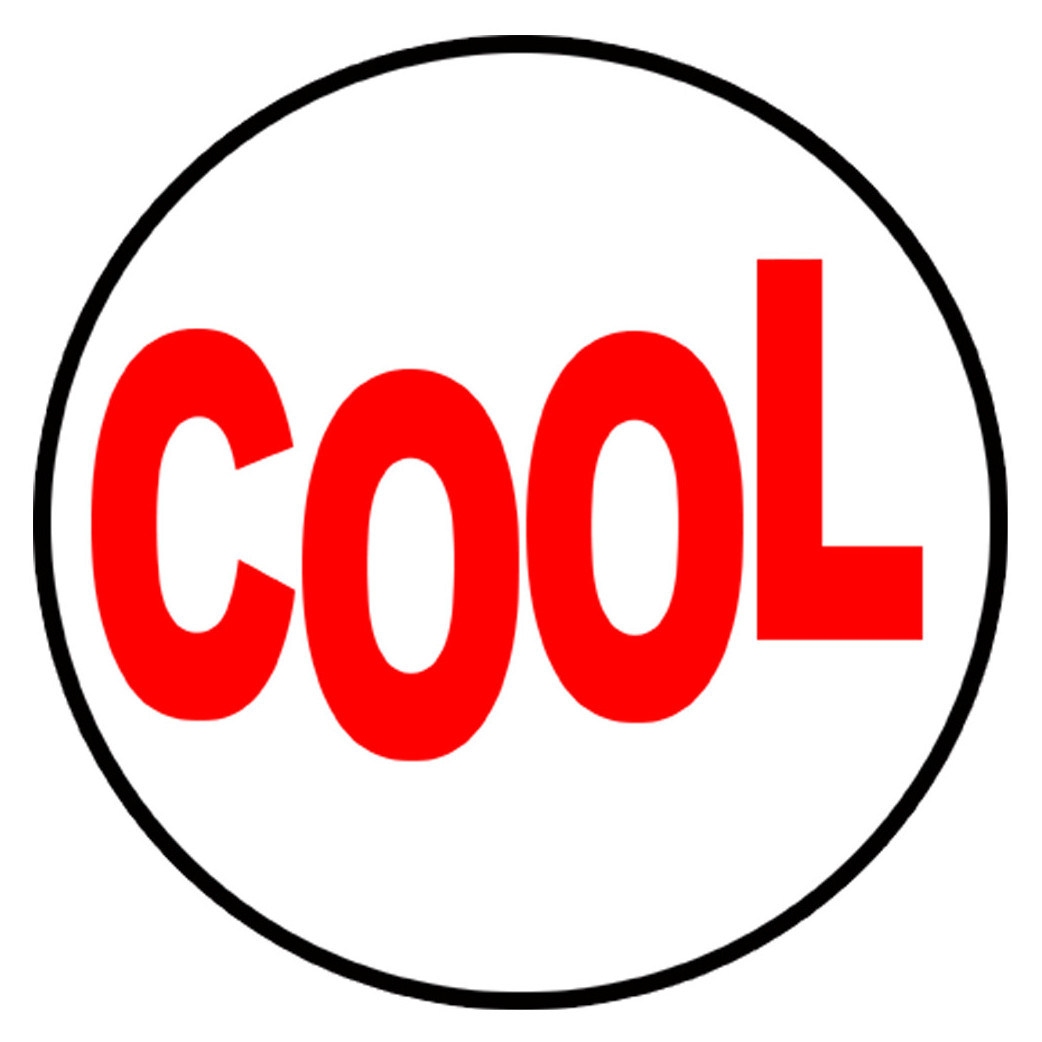 COOL - 15cm - Sticker/autocollant