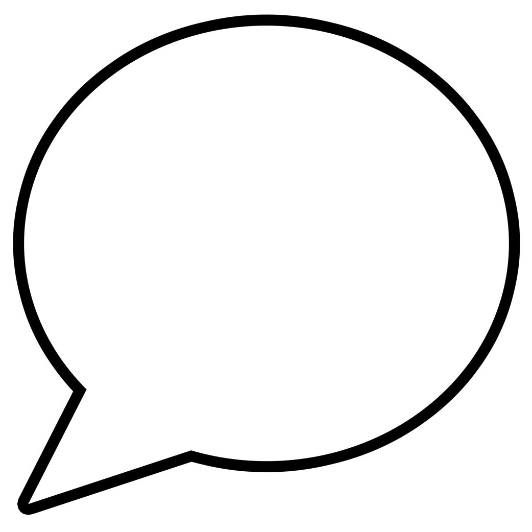 Bulles BD à personnaliser vers la gauche - 15x15cm - Sticker/autocollant