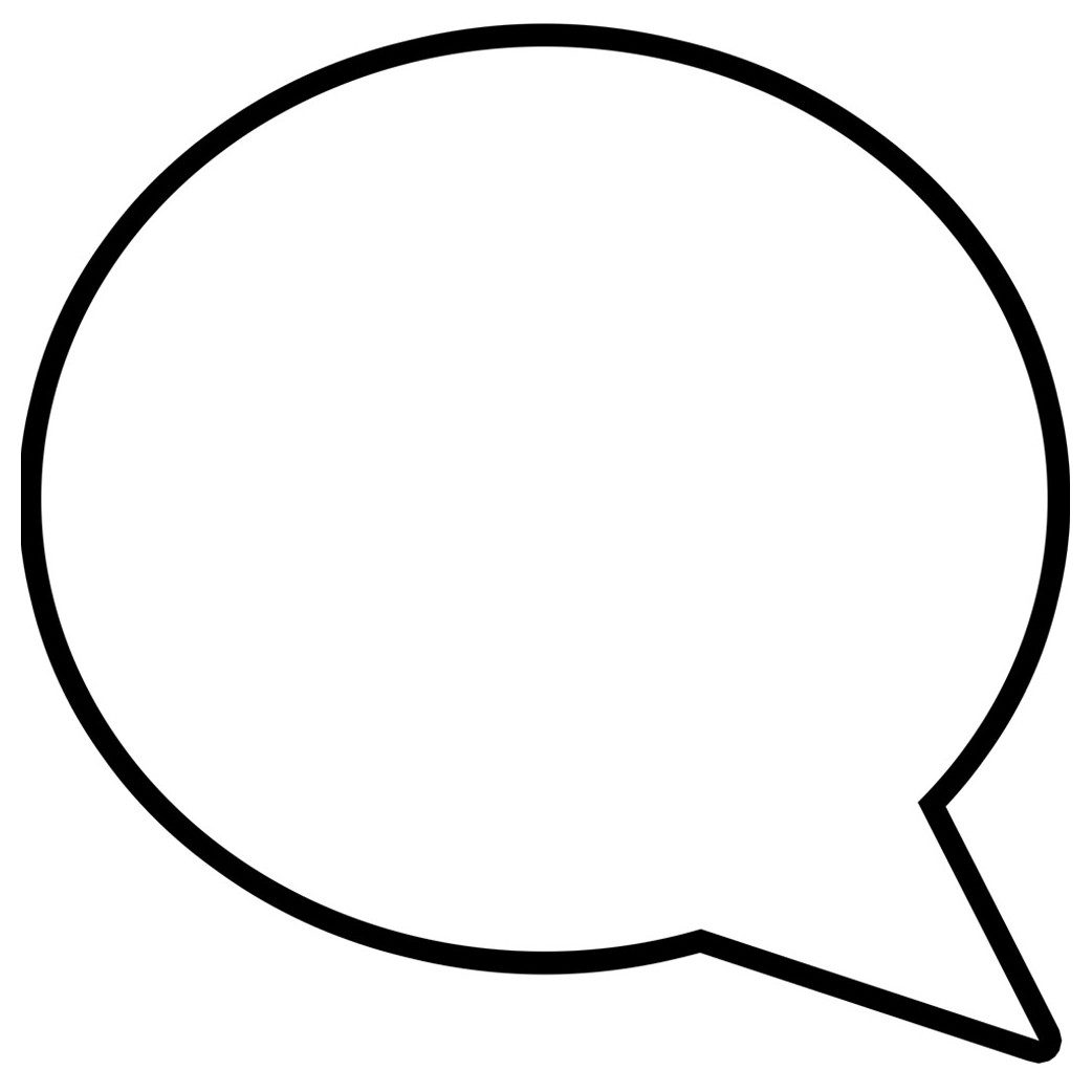 Bulles BD à personnaliser vers la droite - 10x10cm - Sticker/autocollant