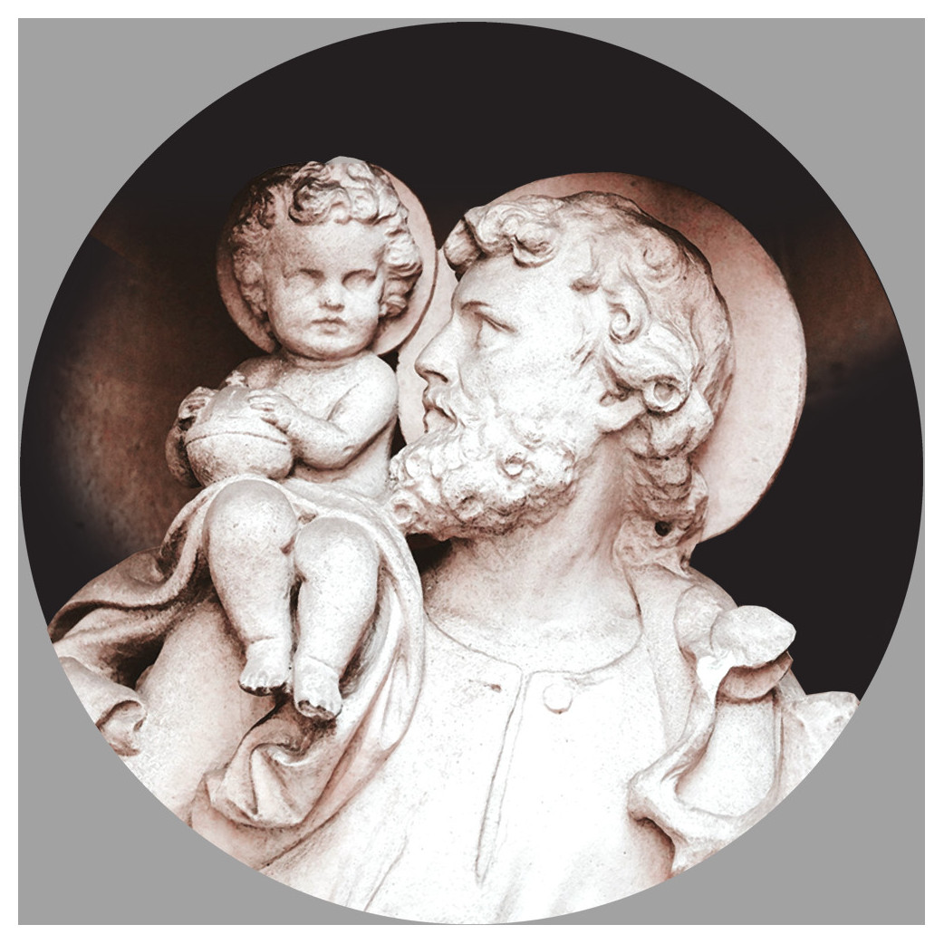 Saint Christophe - 20cm - Sticker/autocollant