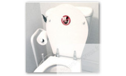 ne rien jeter hors papier toilettes dans les WC - 15cm - Sticker/autocollant