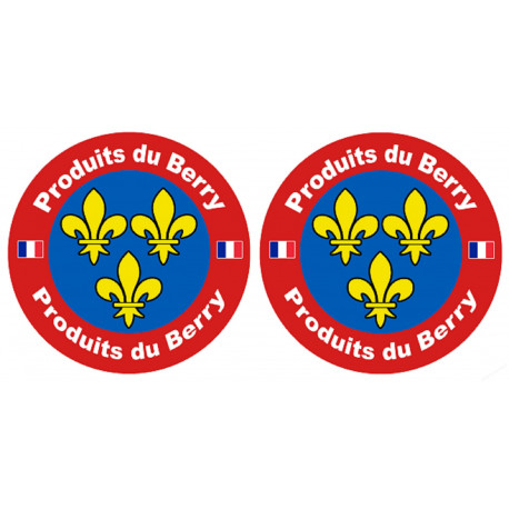 Produits du Berry - 2fois 10cm - Sticker/autocollant