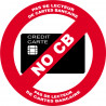 NO CB - 20cm - Sticker/autocollant