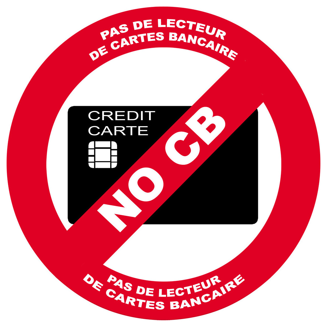 NO CB - 5cm - Sticker/autocollant