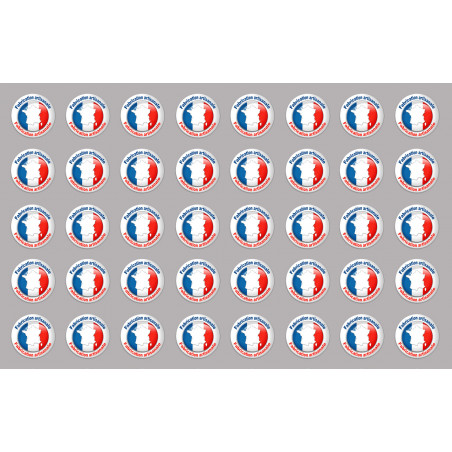 Fabrication artisanale - 40fois 2cm - Sticker/autocollant