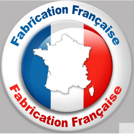 Fabrication Française - 15x15cm - Sticker/autocollant