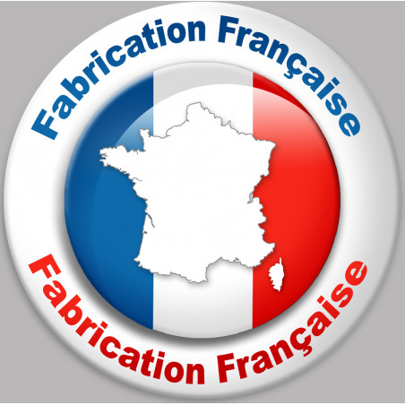 Fabrication Française - 15x15cm - Sticker/autocollant