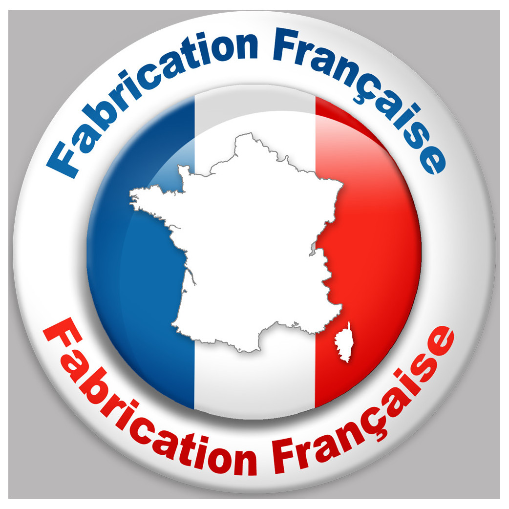 Fabrication Française - 10x10cm - Sticker/autocollant