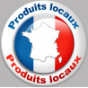 Produits locaux - 20x20cm - Sticker/autocollant