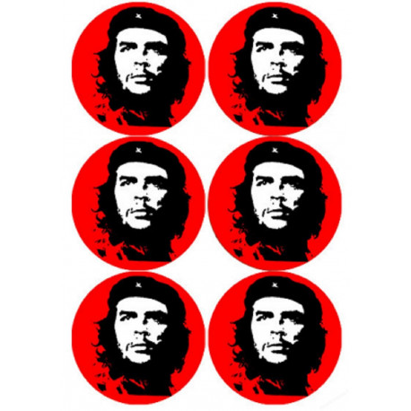 Ernesto "Che" Guevara (6 fois 9cm) - Sticker/autocollant