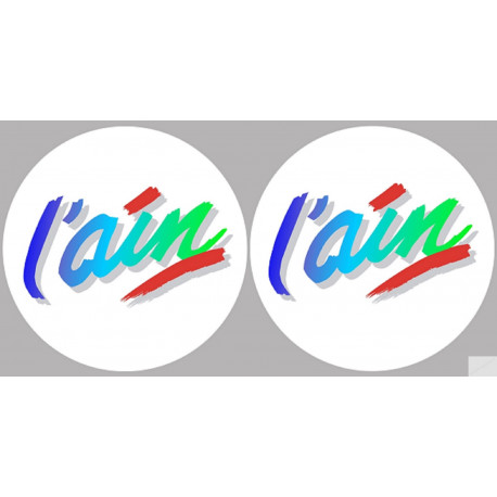 l'Ain 01 (2 fois 10cm) - Sticker/autocollant l'Ain 01 (2 fois 10cm) - Sticker/autocollant