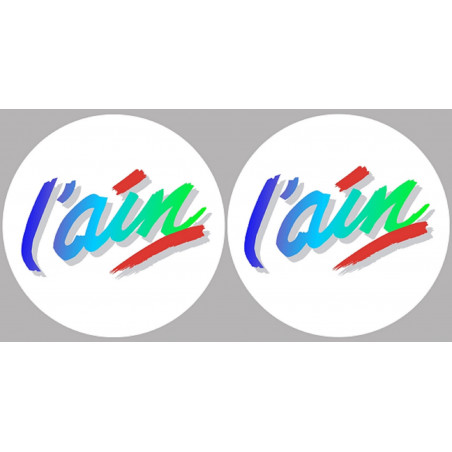 l'Ain 01 (2 fois 10cm) - Sticker/autocollant