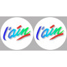 l'Ain 01 (2 fois 10cm) - Sticker/autocollant