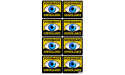 voisinage surveillance - 8fois 5cm - Sticker/autocollant