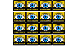 voisinage surveillance - 16fois 5cm - Sticker/autocollant
