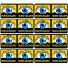 voisinage surveillance - 16fois 5cm - Sticker/autocollant