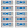 maison sous protection - 10 stickers de 7x2.5cm - Sticker/autocollant