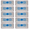 maison sous protection - 10 stickers de 7x2.5cm - Sticker/autocollant