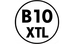 B10 - XTL - 5x5cm - Sticker/autocollant