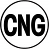 CNG - 20x20cm - Sticker/autocollant