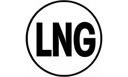 LNG - 5x5cm - Sticker/autocollant