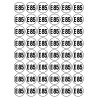 Série E85 - 48 stickers de 2.8cm - Sticker/autocollant
