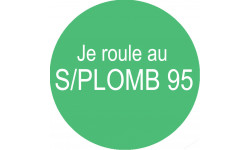 SANS PLOMB 95 - 10cm - Sticker/autocollant