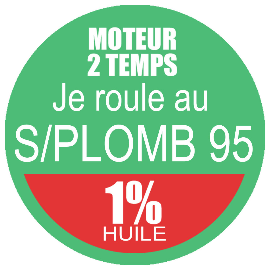 SANS PLOMB 95 - mélange 1 de 20cm - Sticker/autocollant