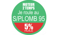 SANS PLOMB 95 - mélange 5 de 20cm - Sticker/autocollant